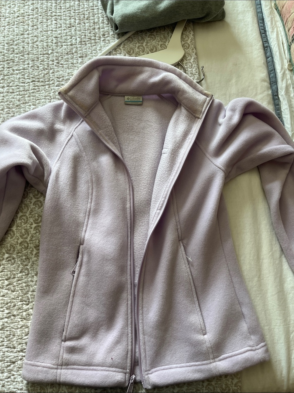Columbia Women’s Lavender Full-Zip Fleece Jacket